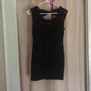 Women’s mini black dress